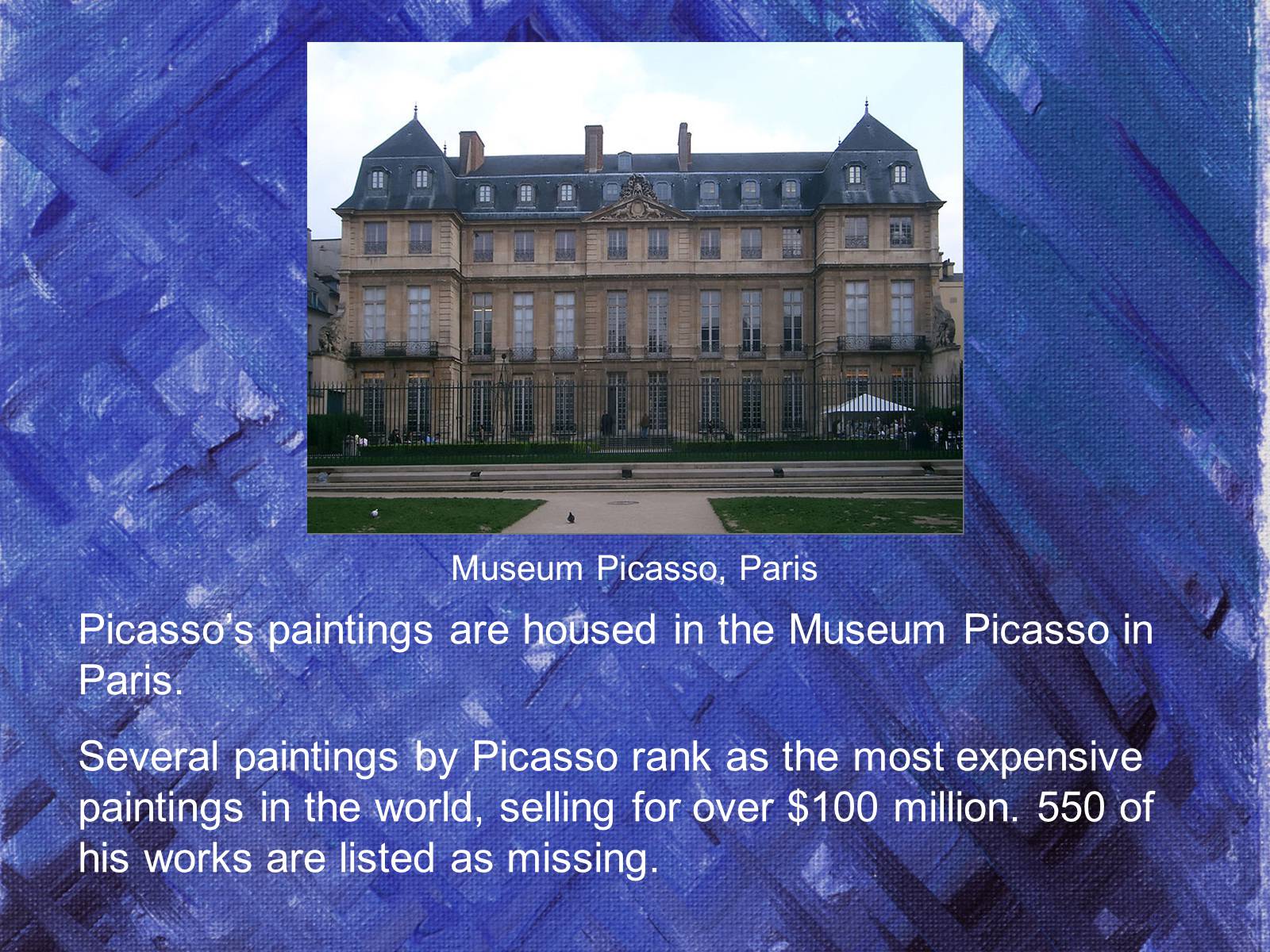 Презентація на тему «Pablo Picasso» (варіант 5) - Слайд #14
