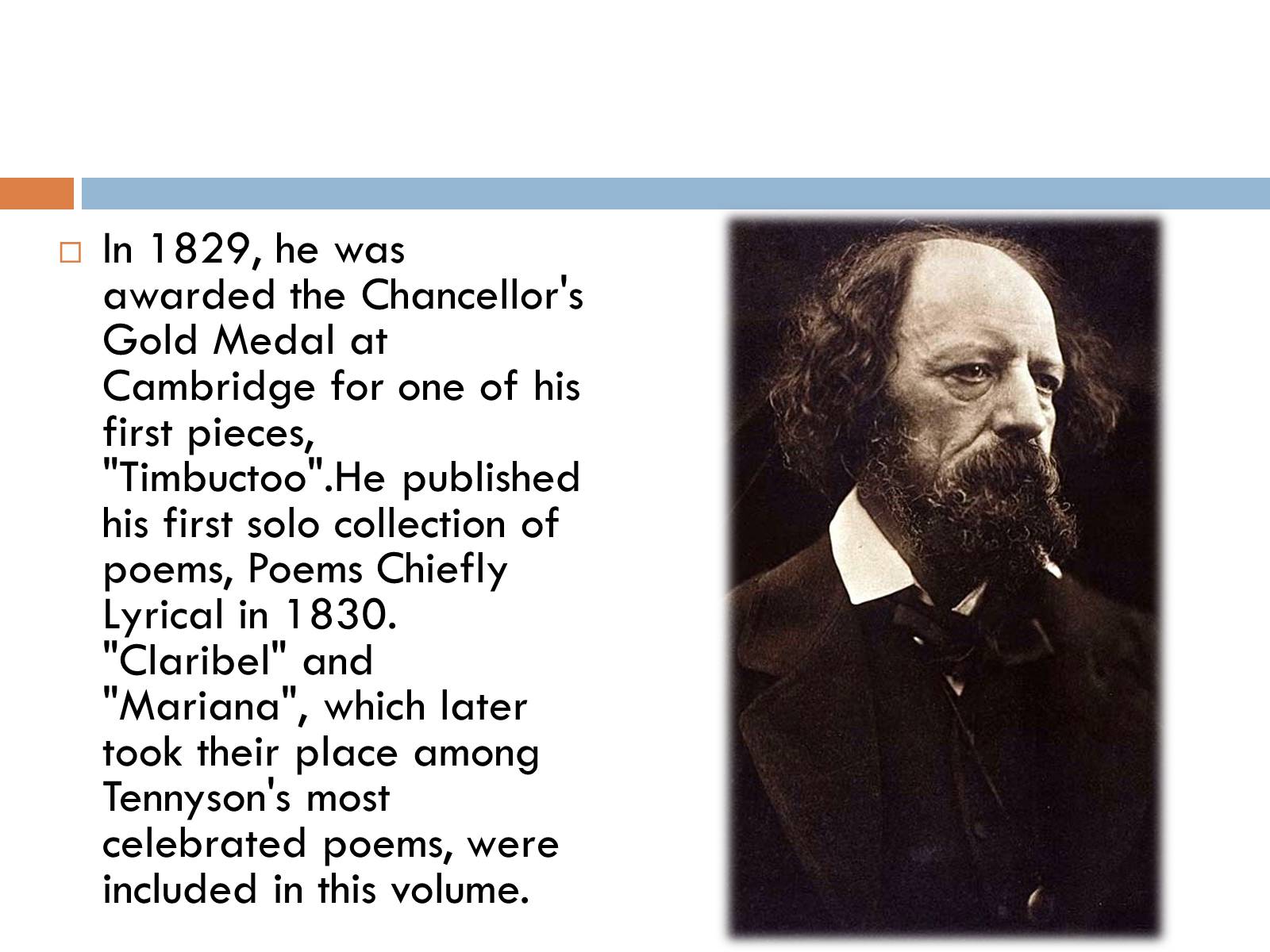 Презентація на тему «Alfred Tennyson» - Слайд #6