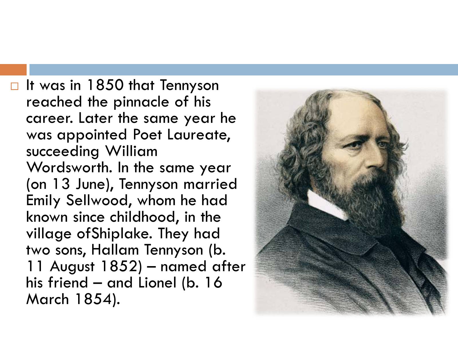 Презентація на тему «Alfred Tennyson» - Слайд #8