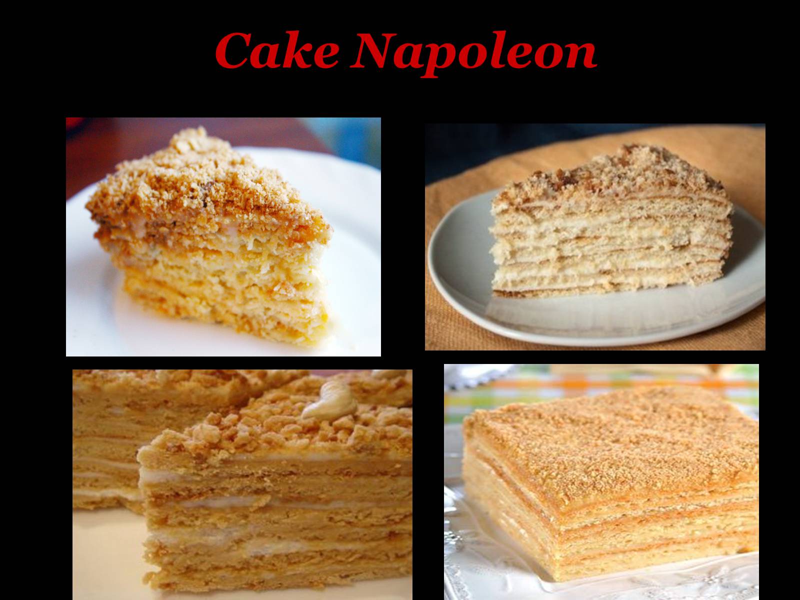 Презентація на тему «Cake Napoleon» - Слайд #1