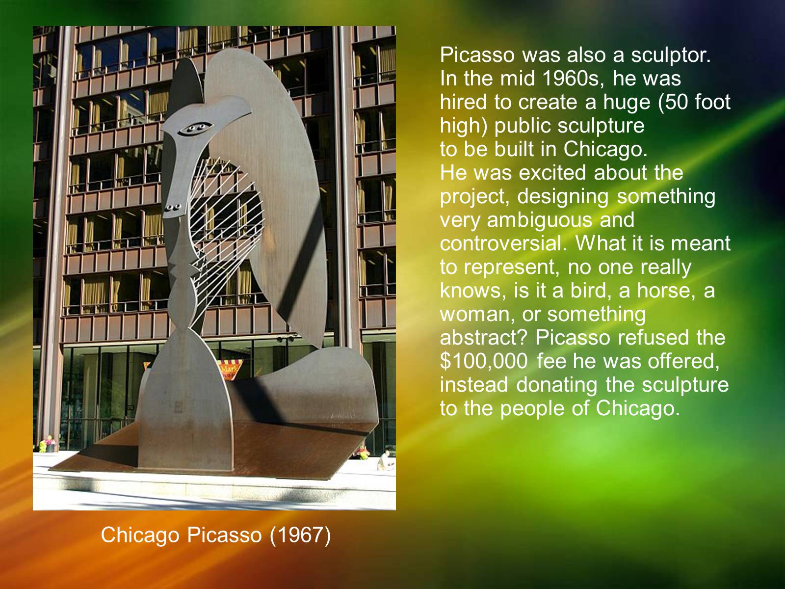Презентація на тему «Pablo Picasso» (варіант 6) - Слайд #11