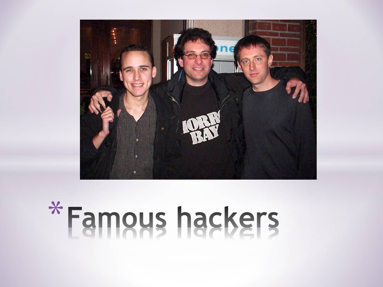 Презентація на тему «Famous hackers» - Слайд #1
