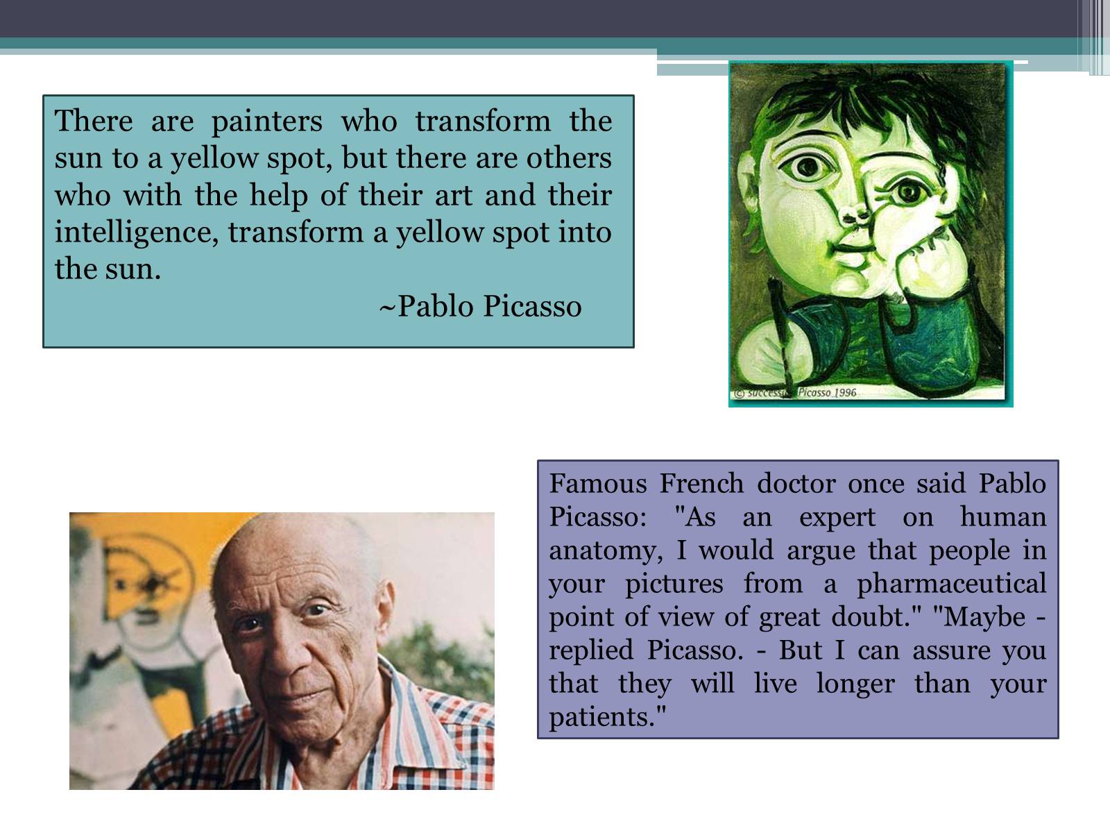 Презентація на тему «Pablo Picasso» (варіант 7) - Слайд #10