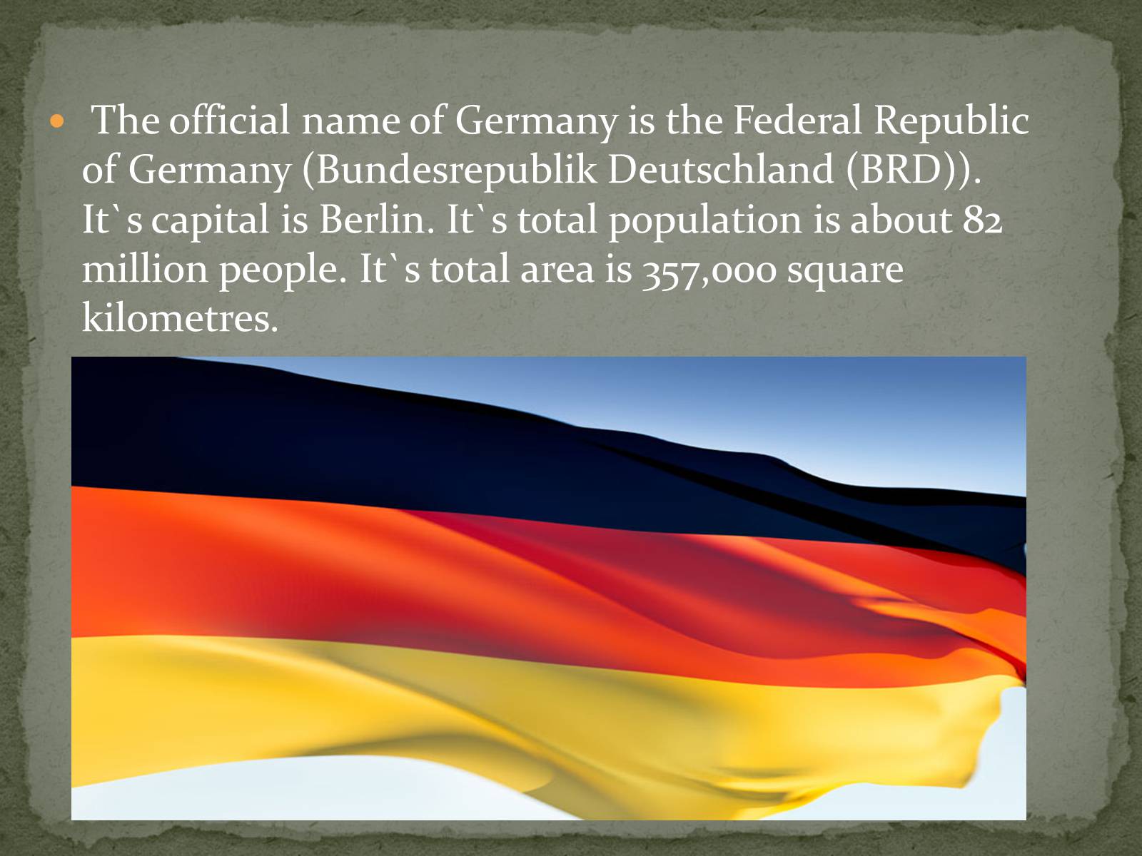Презентація на тему «Germany» - Слайд #2