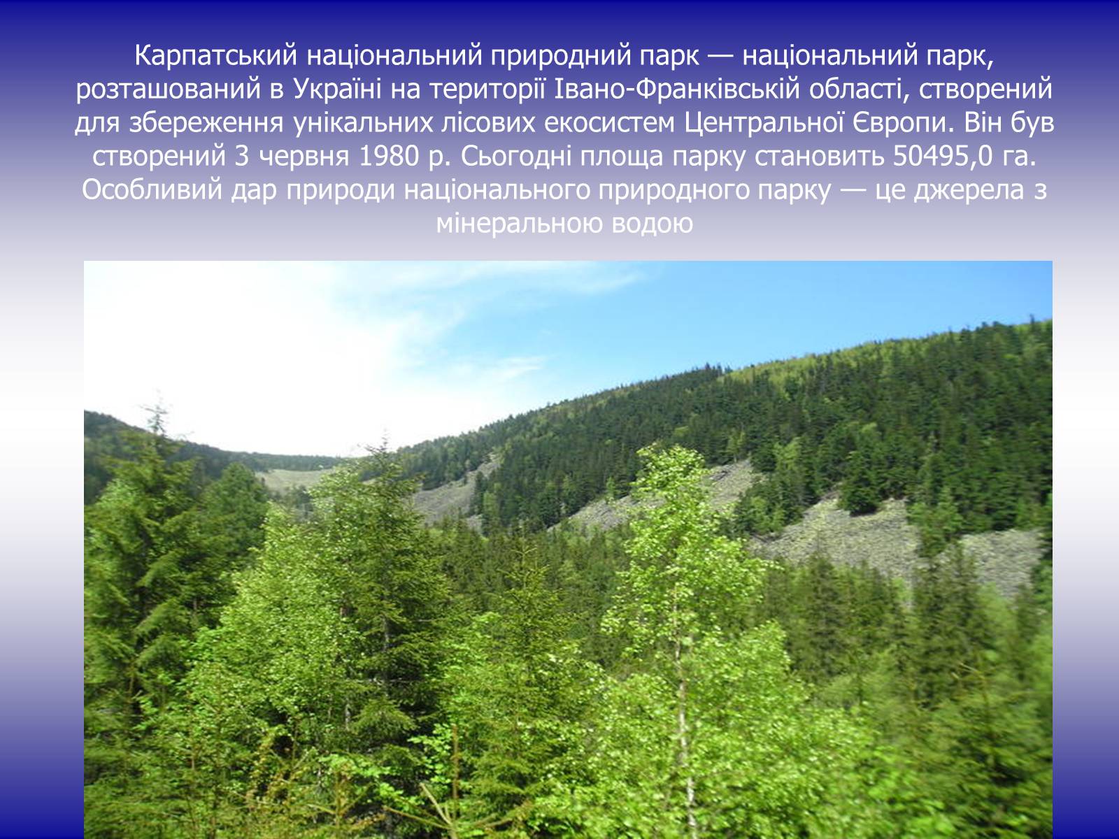Презентація на тему «Національні природні парки України» (варіант 2) - Слайд #4