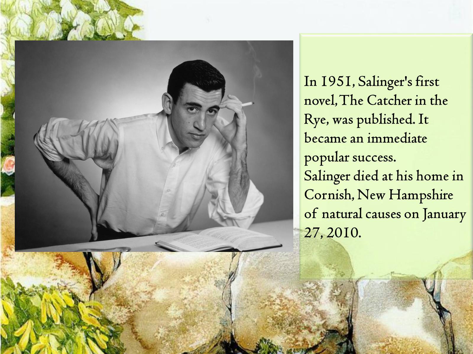 Презентація на тему «Jerome David Salinger» - Слайд #4