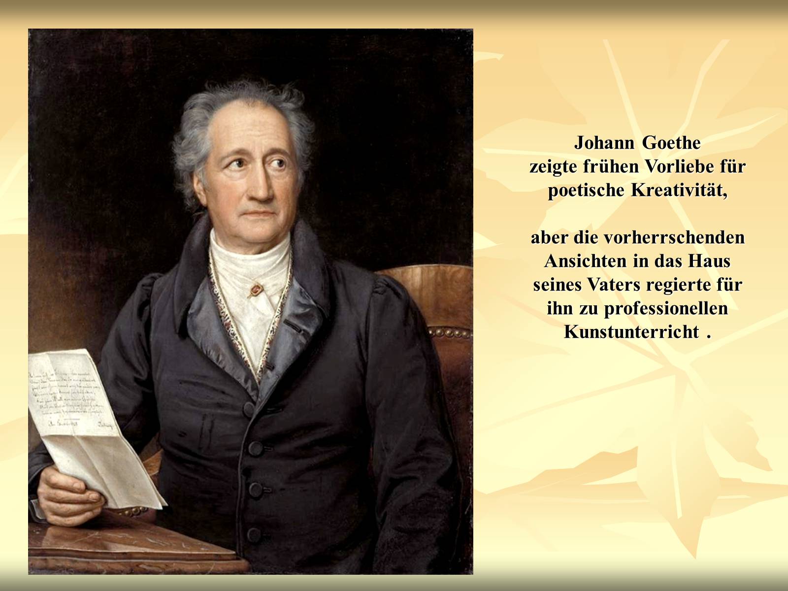Презентація на тему «Johann Wolfgang von Goethe» (варіант 1) - Слайд #3