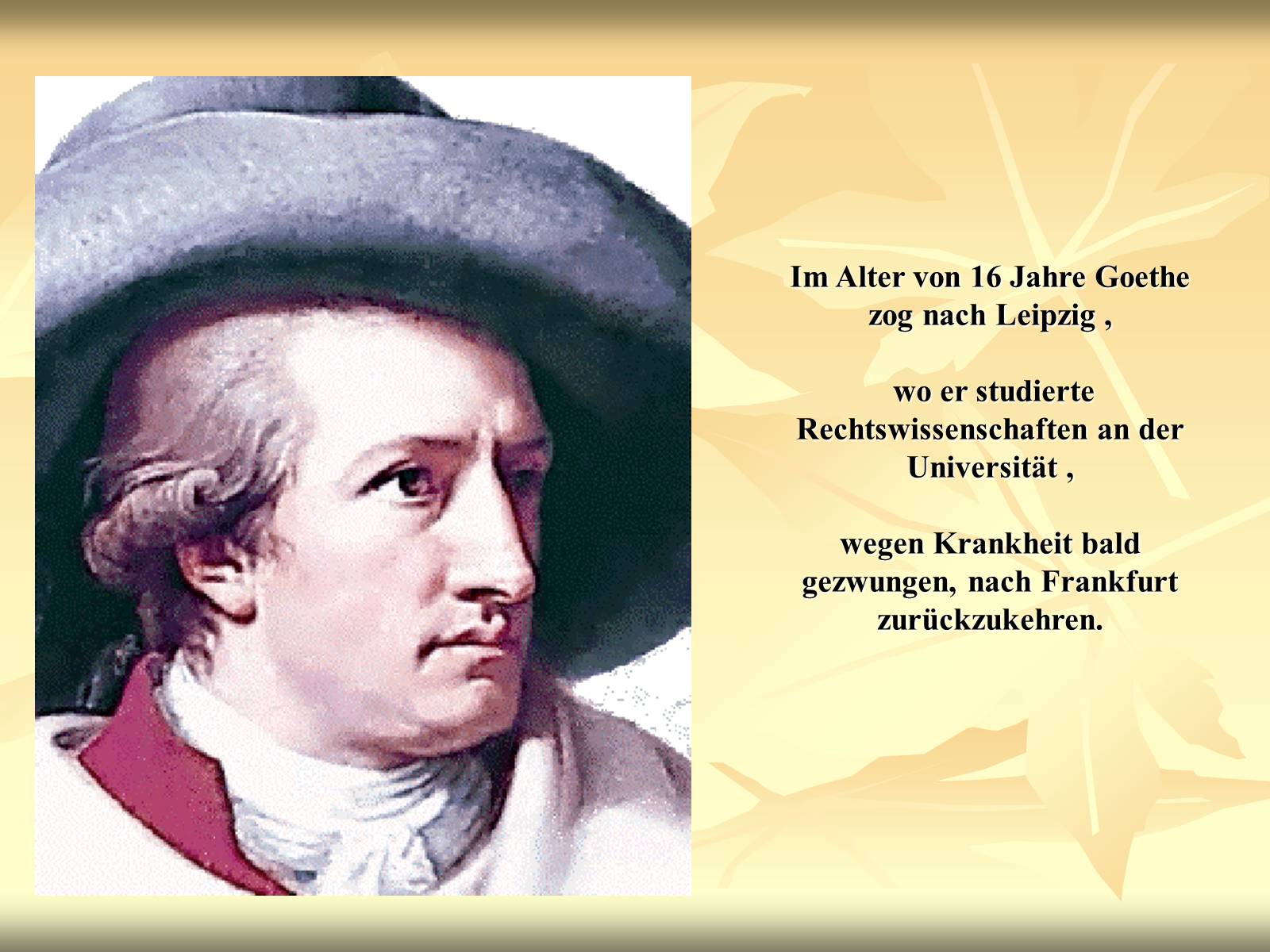 Презентація на тему «Johann Wolfgang von Goethe» (варіант 1) - Слайд #4