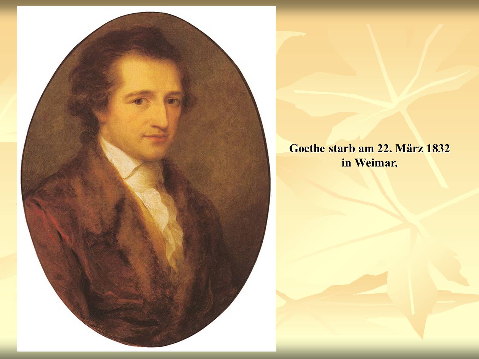 Презентація на тему «Johann Wolfgang von Goethe» (варіант 1) - Слайд #8