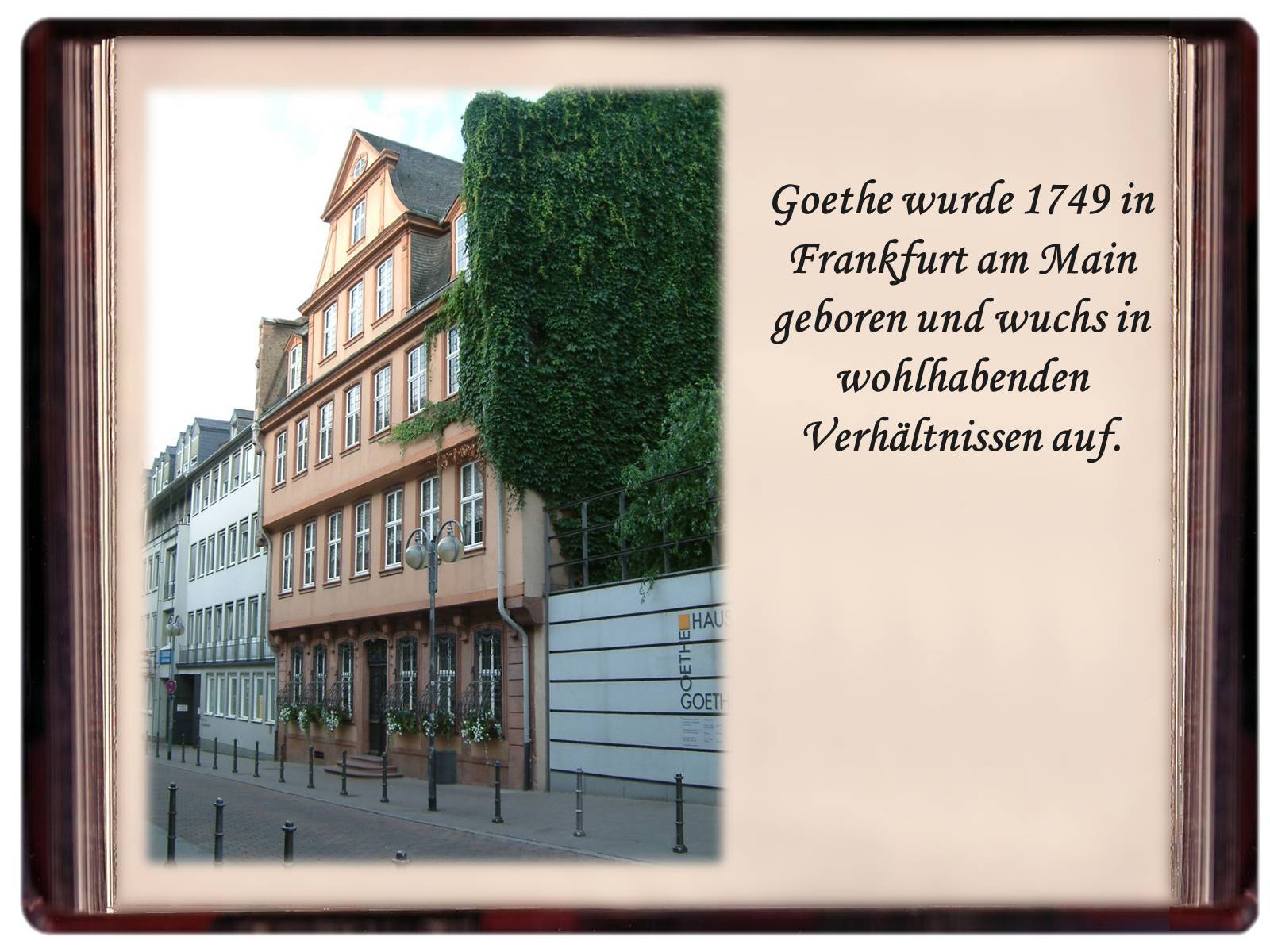 Презентація на тему «Johann Wolfgang von Goethe» (варіант 2) - Слайд #3