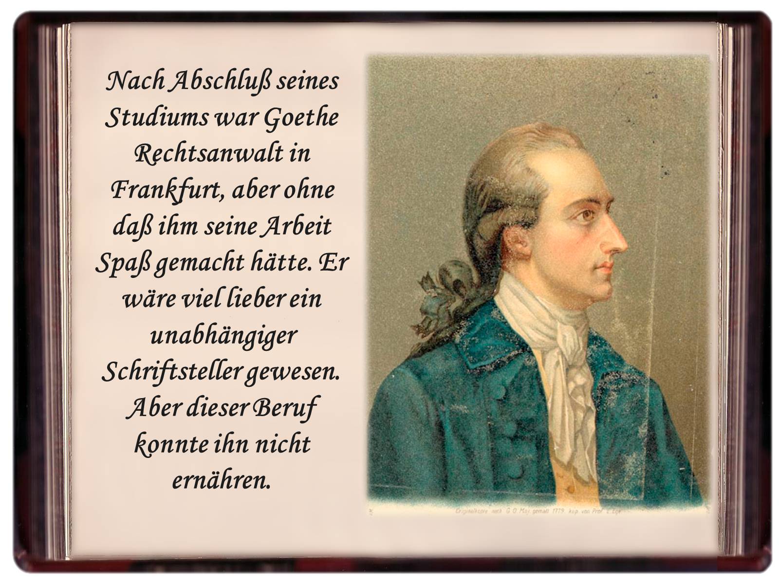 Презентація на тему «Johann Wolfgang von Goethe» (варіант 2) - Слайд #7