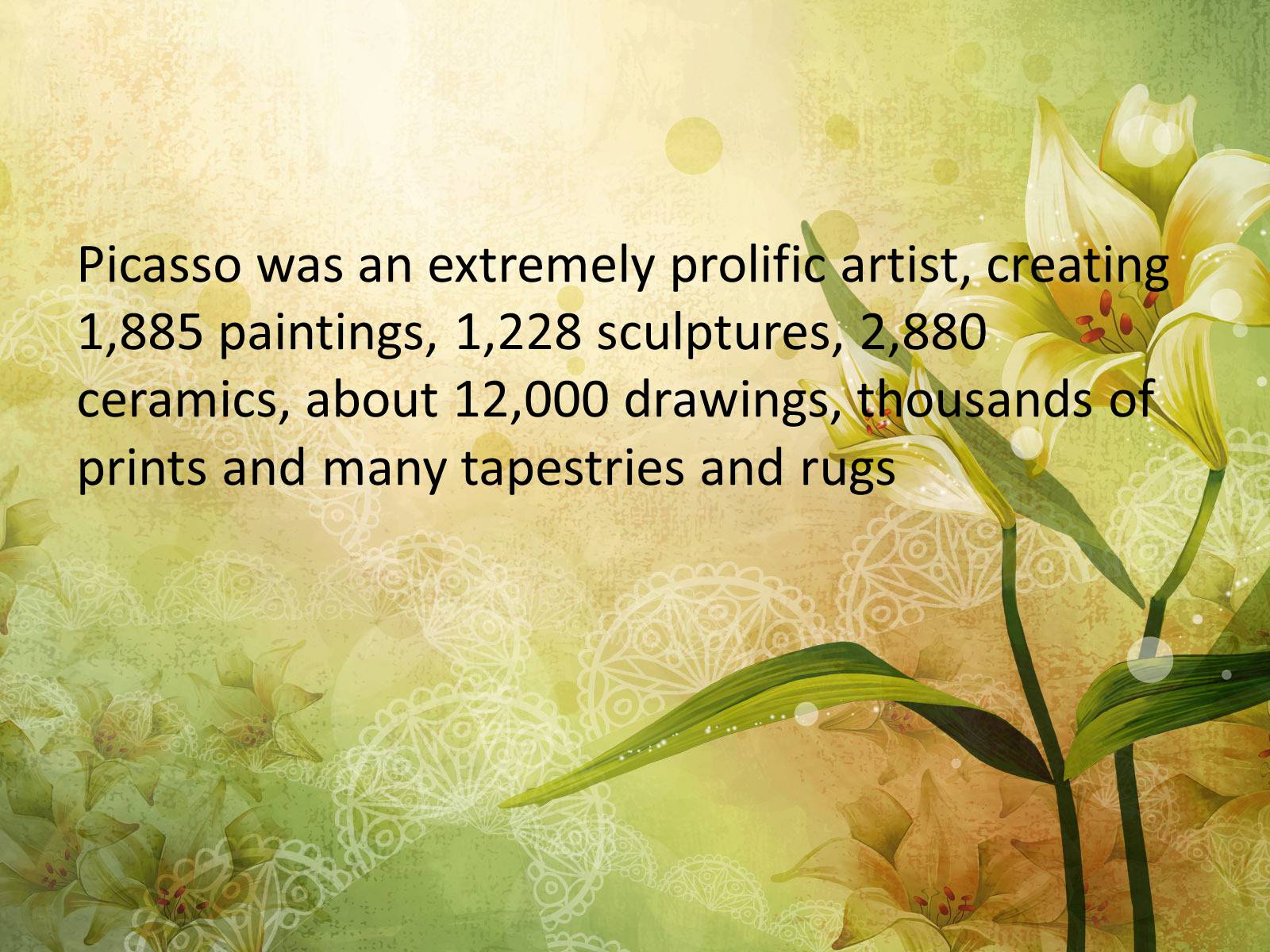 Презентація на тему «Pablo Picasso – My Favorite Painter» - Слайд #13