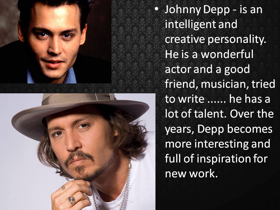 Презентація на тему «Johnny Depp» (варіант 2) - Слайд #12