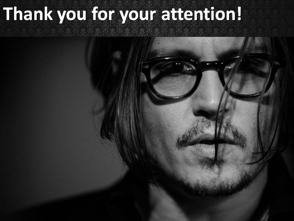 Презентація на тему «Johnny Depp» (варіант 2) - Слайд #13