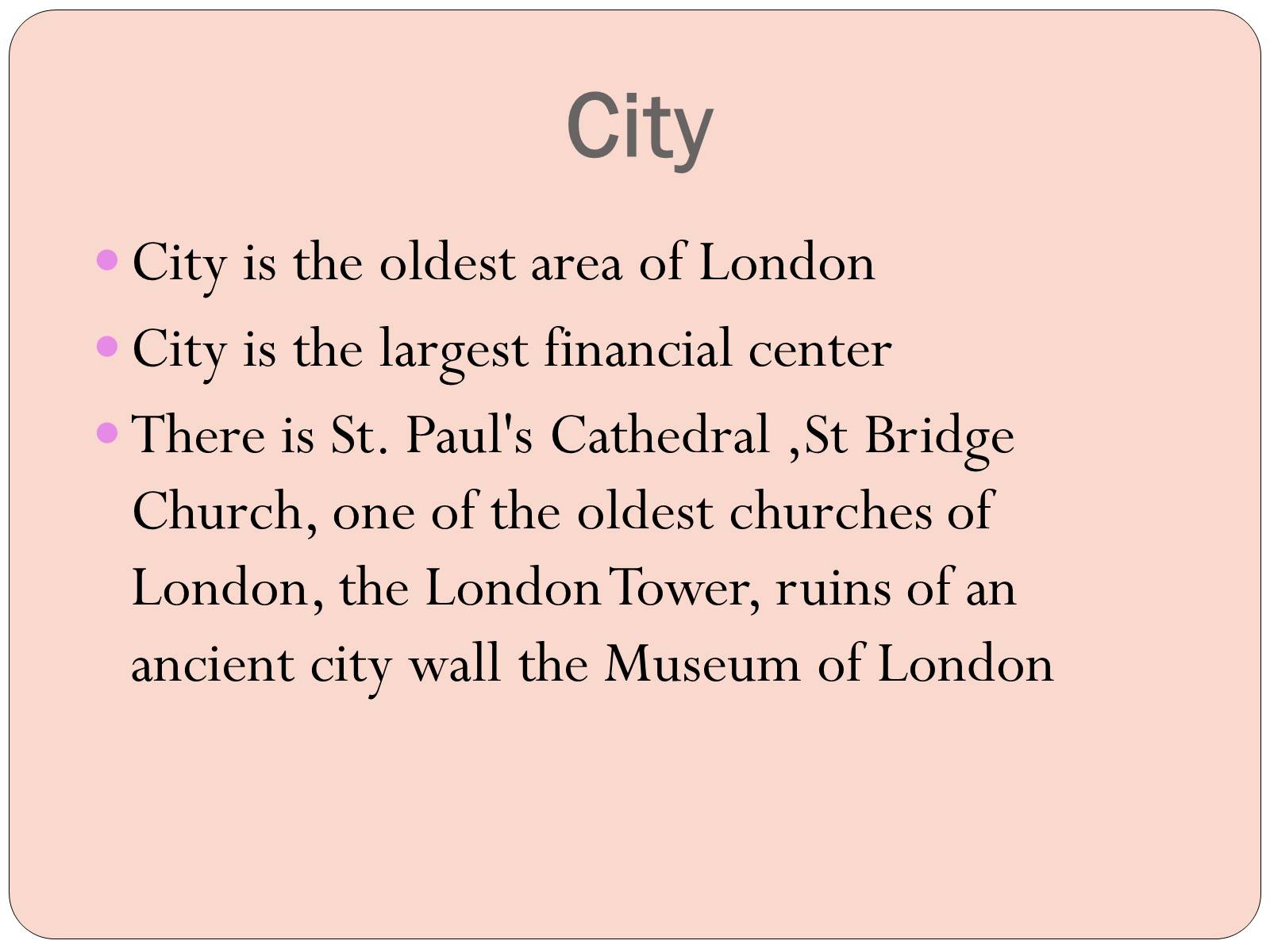 Презентація на тему «Areas of London» - Слайд #2