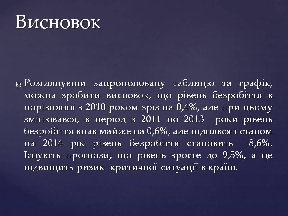 Презентація на тему «Безробіття в Україні» - Слайд #9
