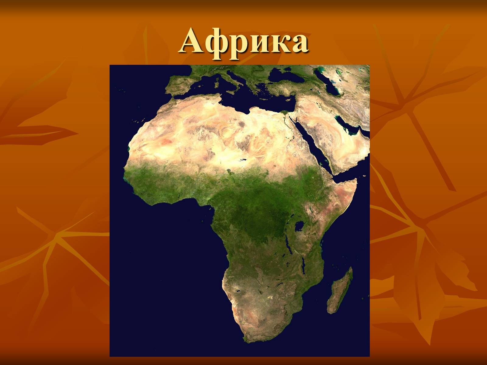 Презентація на тему «Африка» (варіант 4)