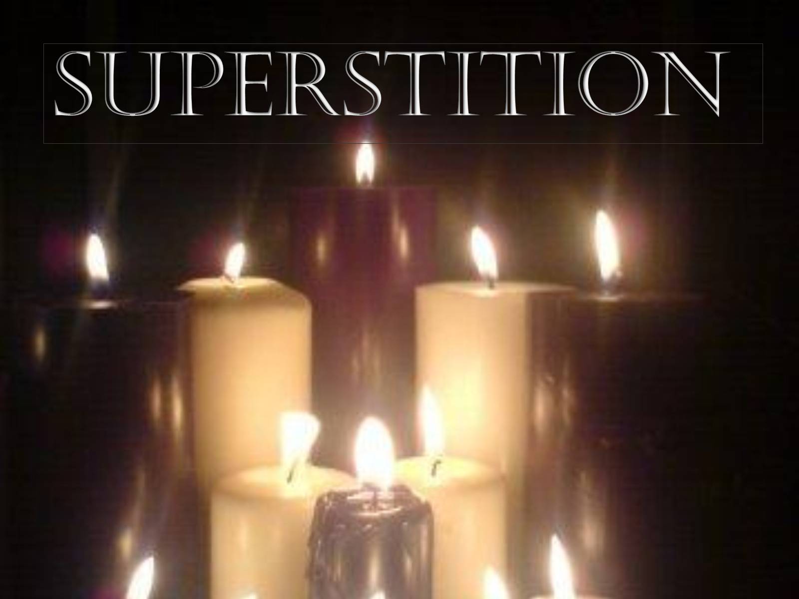 Презентація на тему «Superstition» - Слайд #1