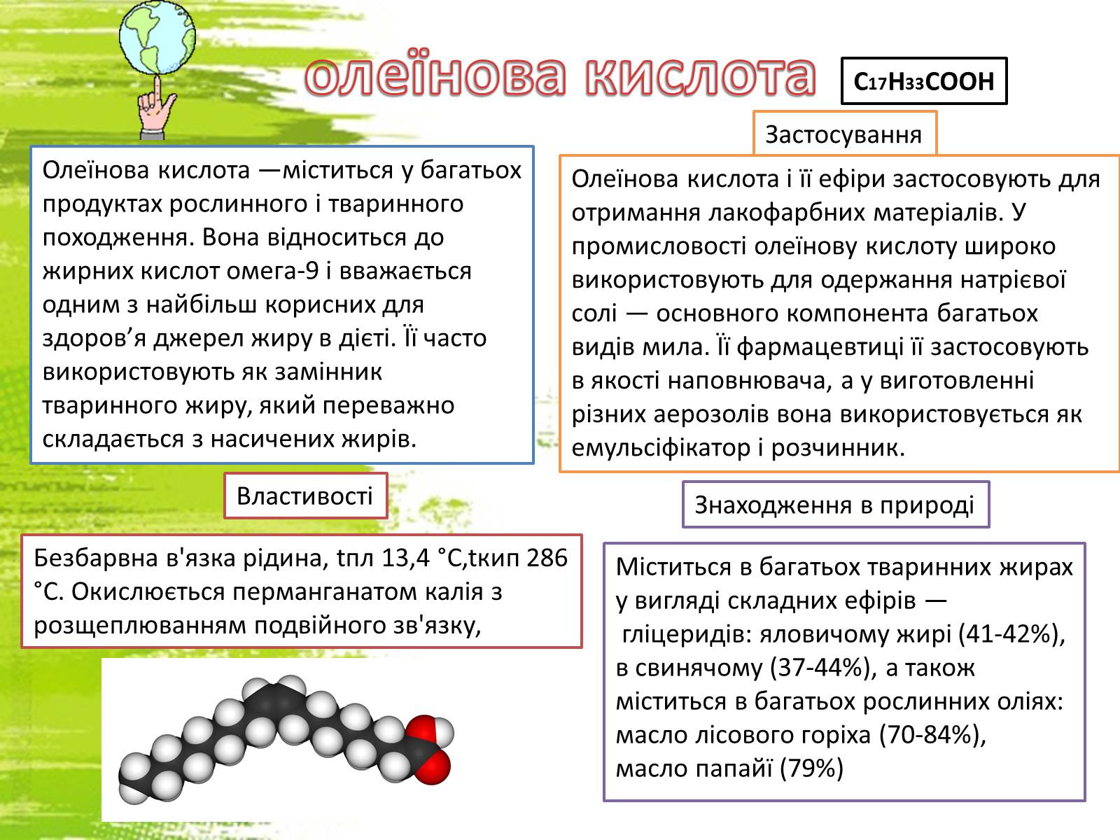 Презентація на тему «Вищі карбонові кислоти» (варіант 2) - Слайд #4