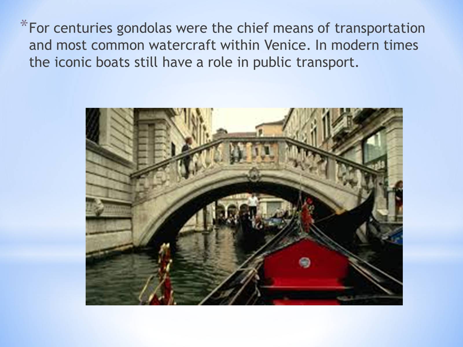 Презентація на тему «Gondola» - Слайд #4