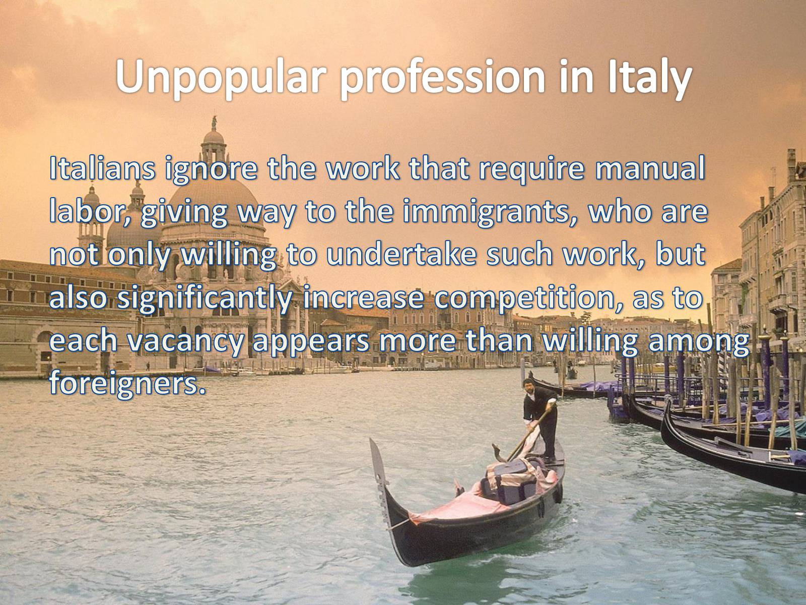 Презентація на тему «Project Professions Italy» - Слайд #7