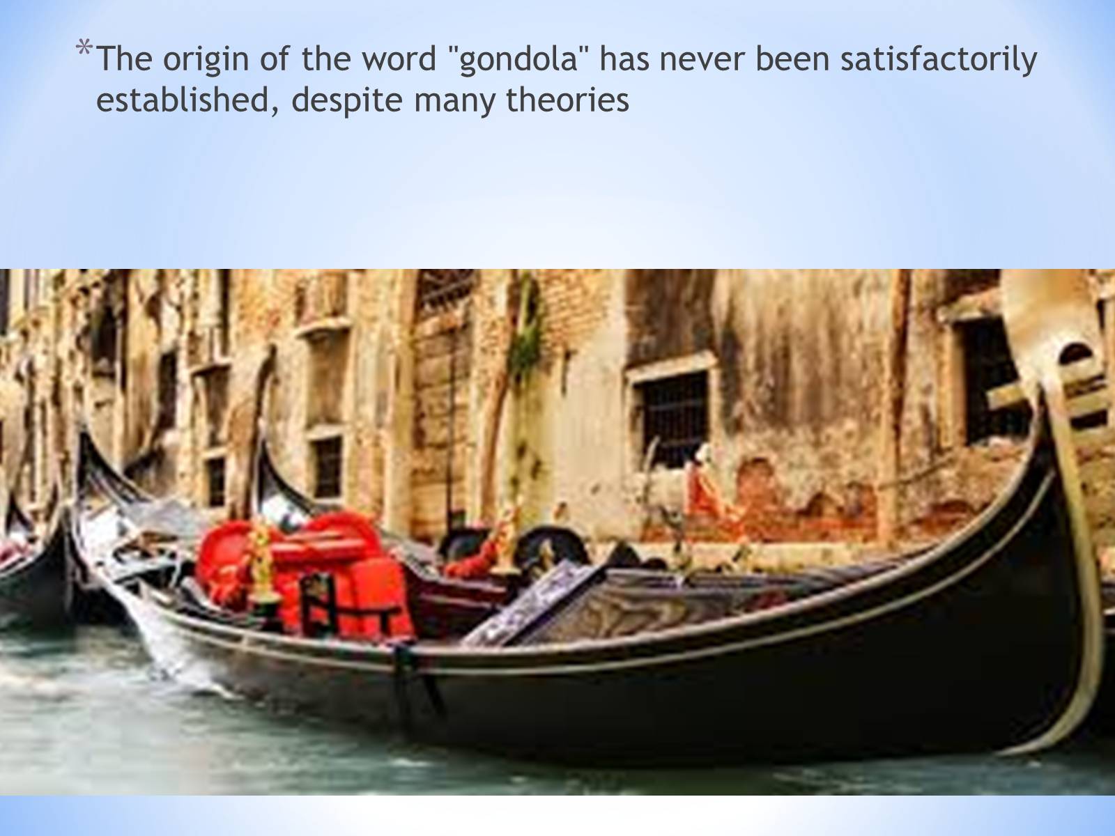 Презентація на тему «Gondola» - Слайд #9