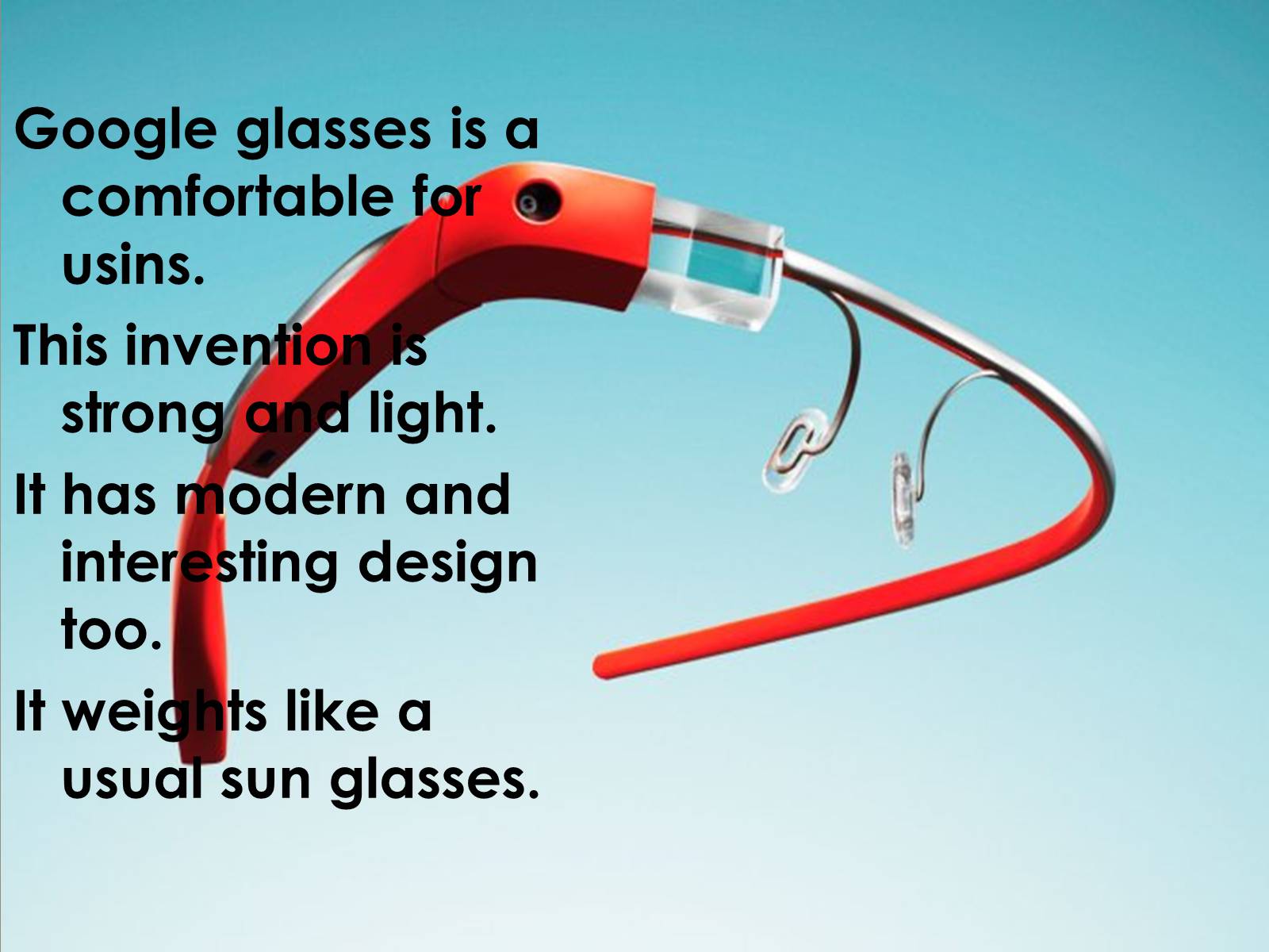 Презентація на тему «Google glasse» - Слайд #8