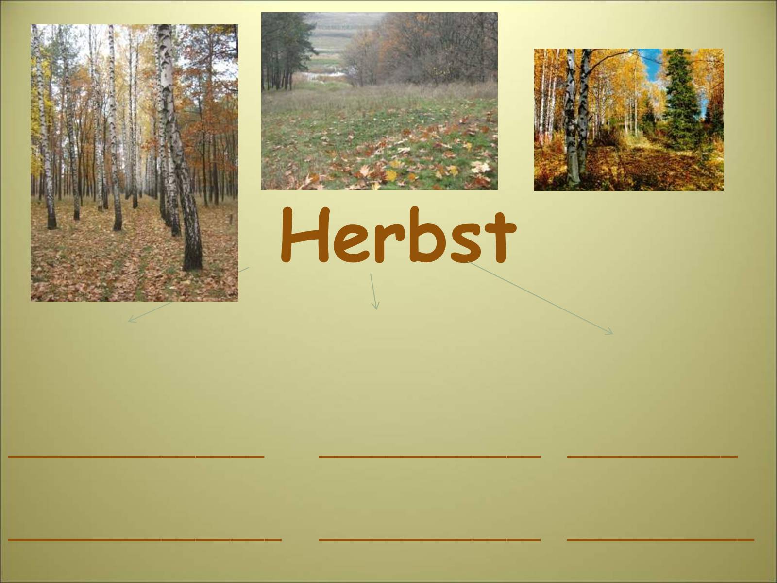 Презентація на тему «Es herbstet schon» - Слайд #3