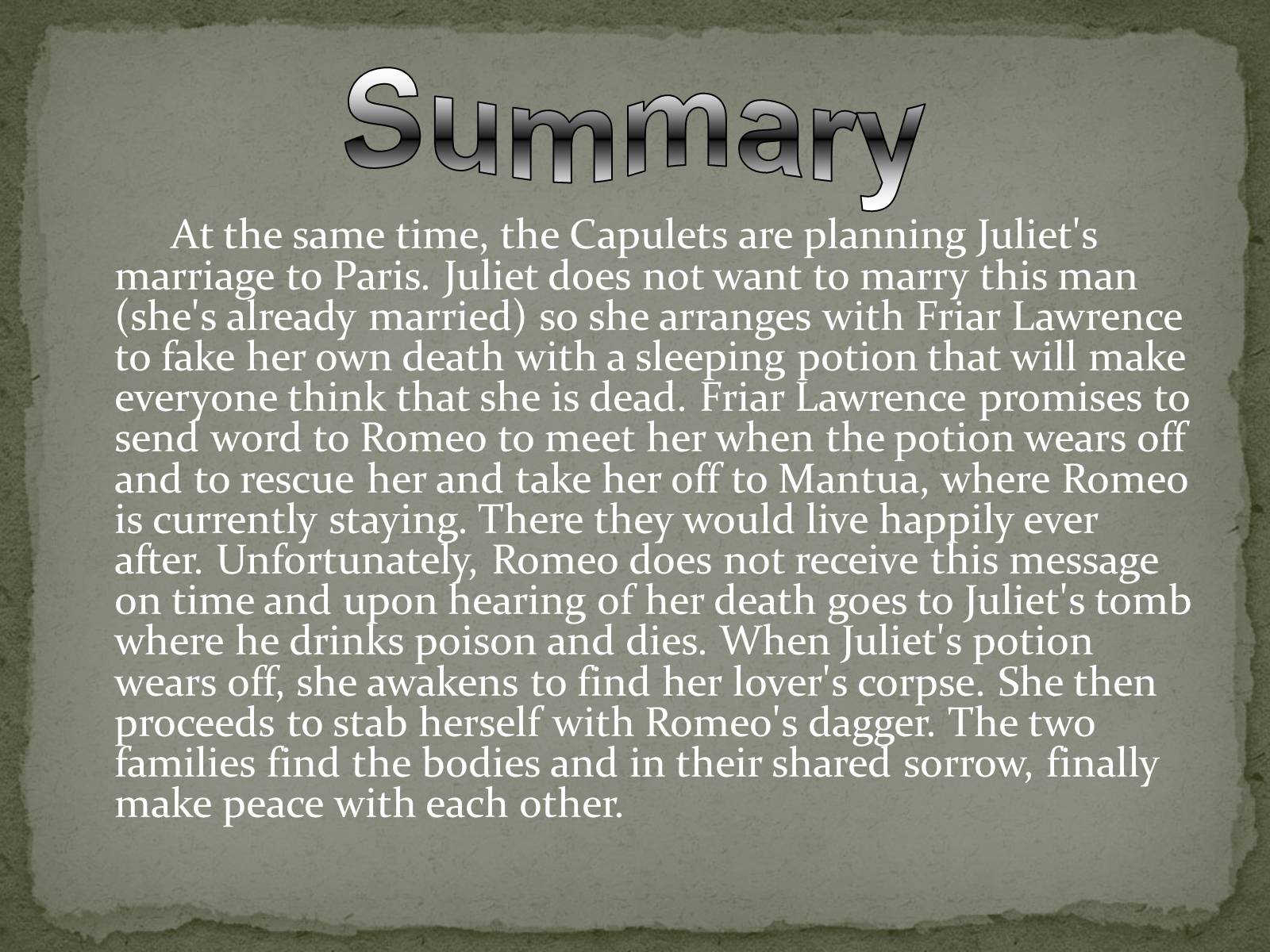 Презентація на тему «Romeo and Juliet» - Слайд #7