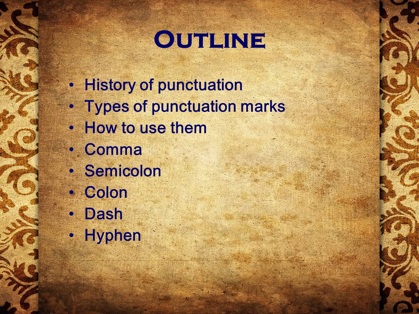 Презентація на тему «Punctuation» - Слайд #2