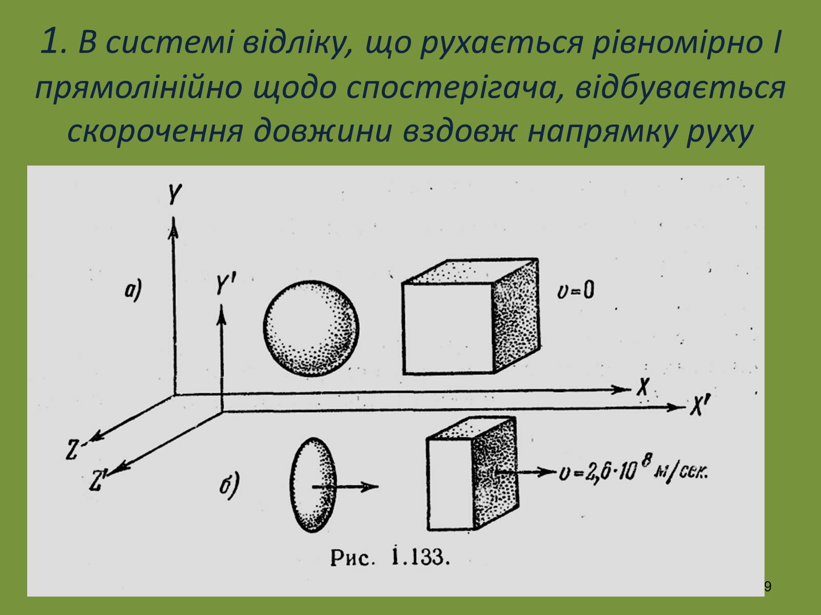 Презентація на тему «Принцип відносності Ейнштейна» - Слайд #9