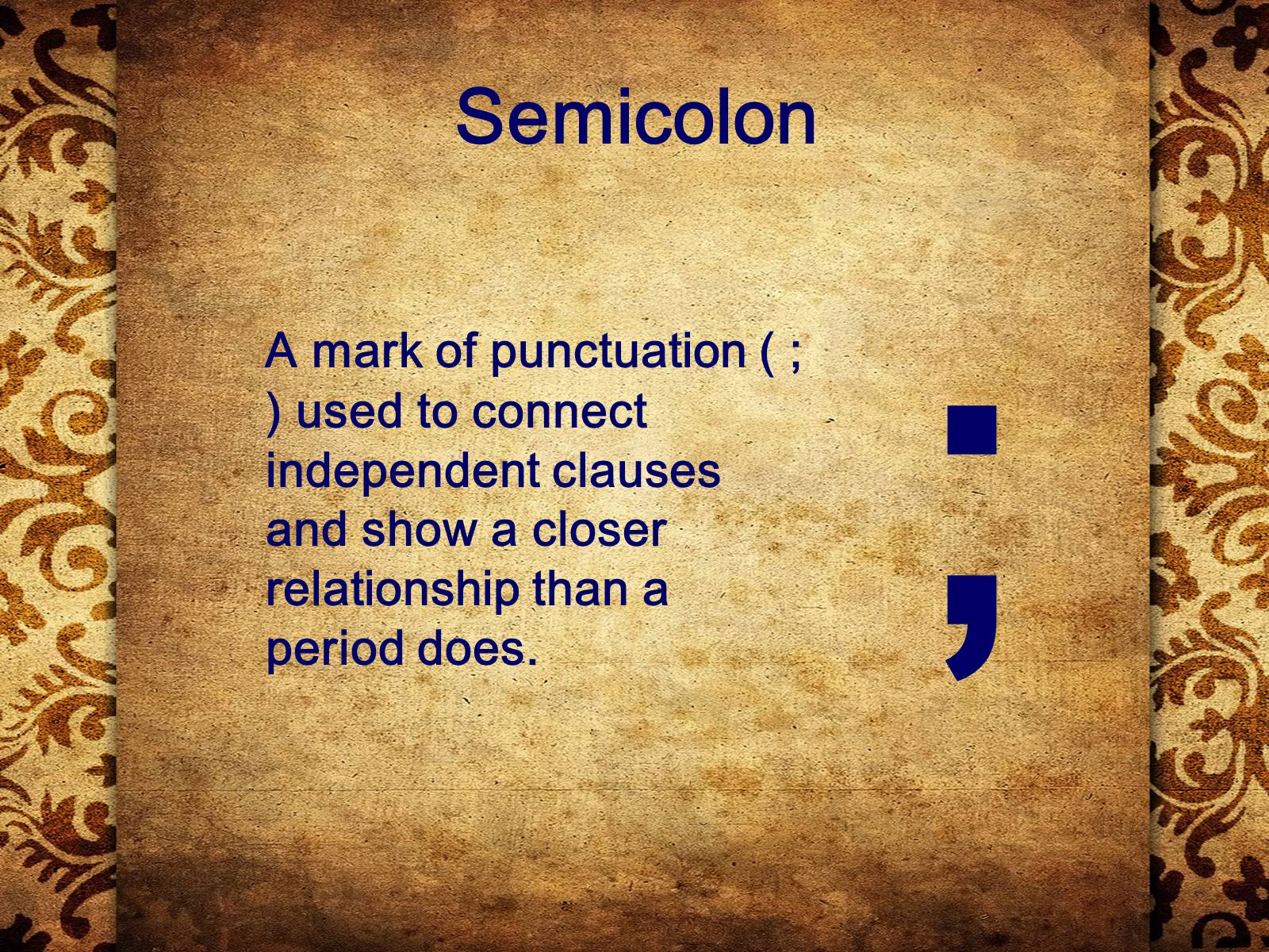 Презентація на тему «Punctuation» - Слайд #12