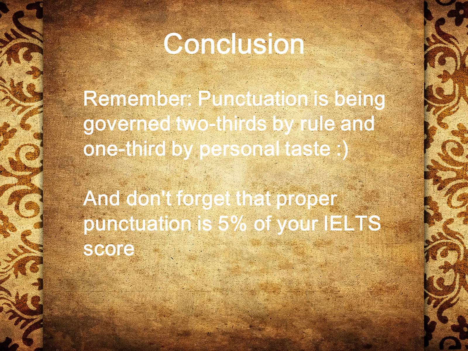 Презентація на тему «Punctuation» - Слайд #20