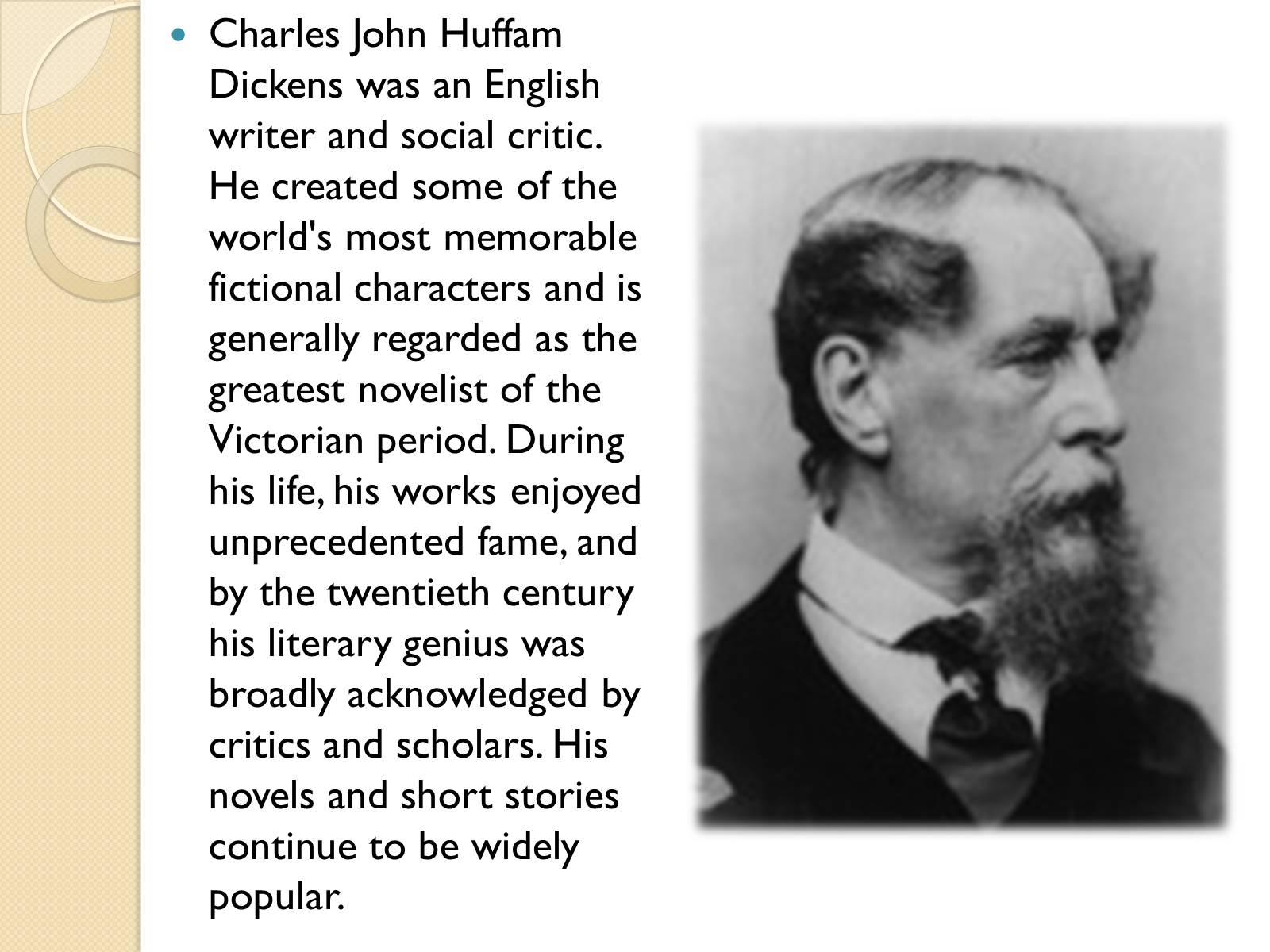 Презентація на тему «Charles Dickens» (варіант 1) - Слайд #2