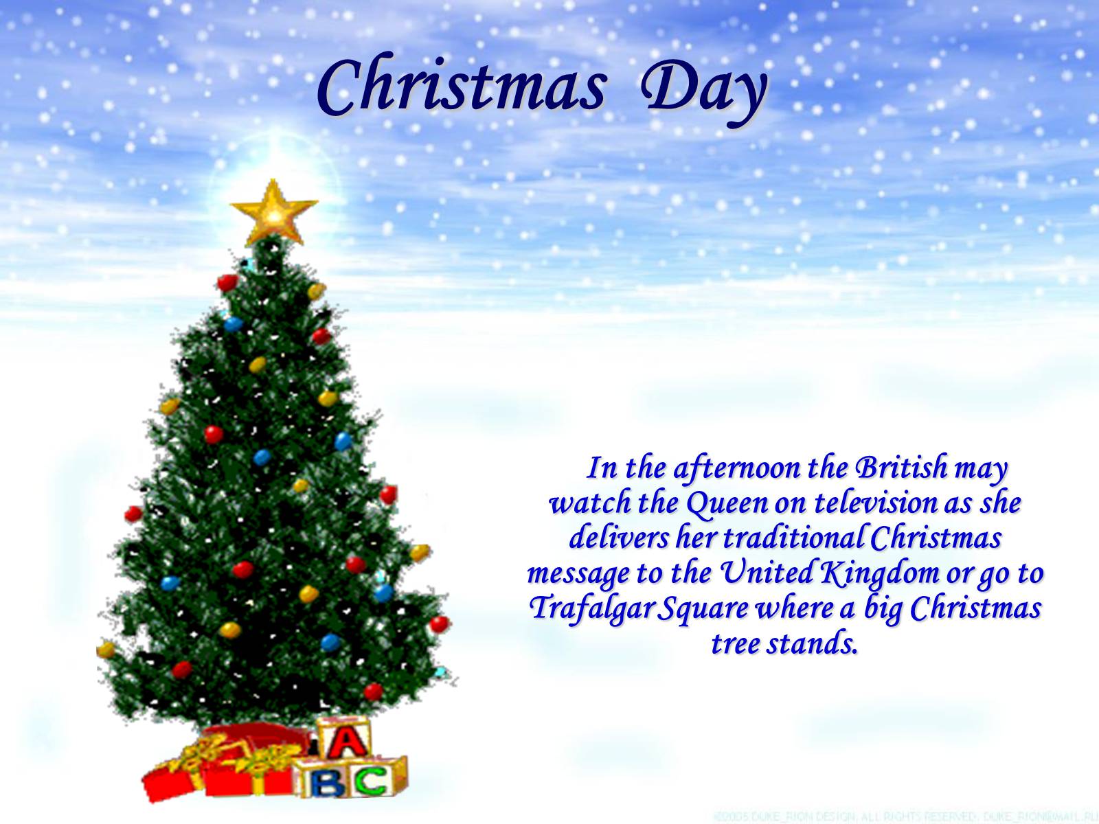 Презентація на тему «Christmas in Great Britain» - Слайд #6