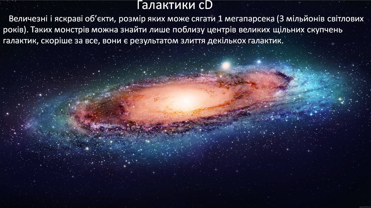 Презентація на тему «Галактики у всесвіті» - Слайд #19