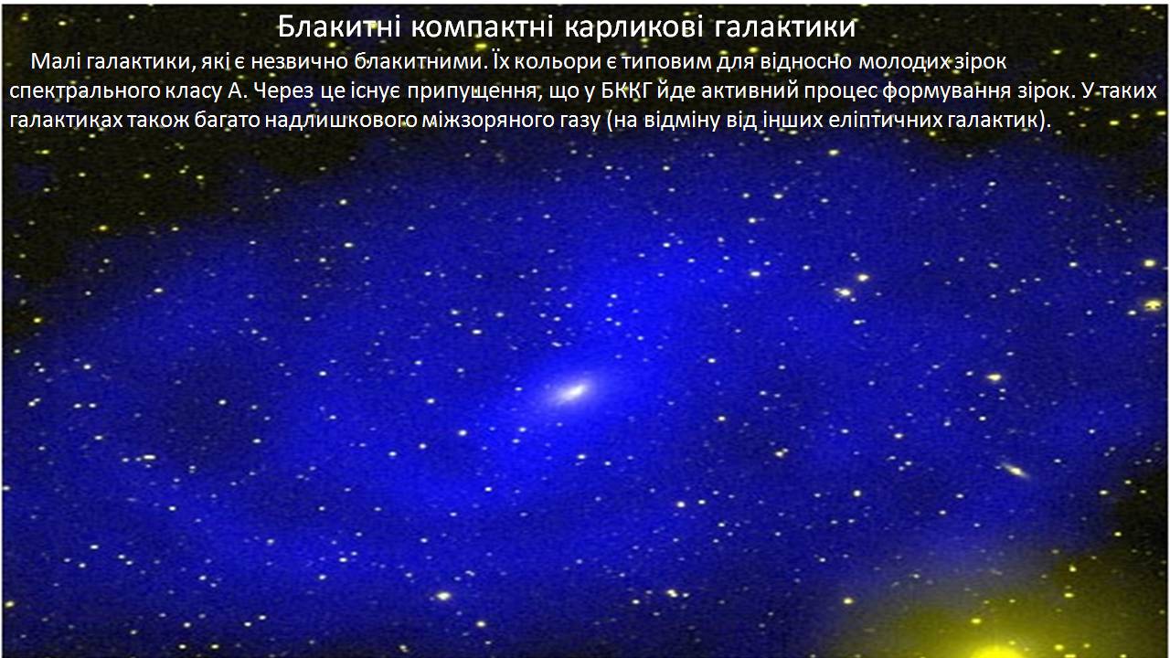 Презентація на тему «Галактики у всесвіті» - Слайд #21