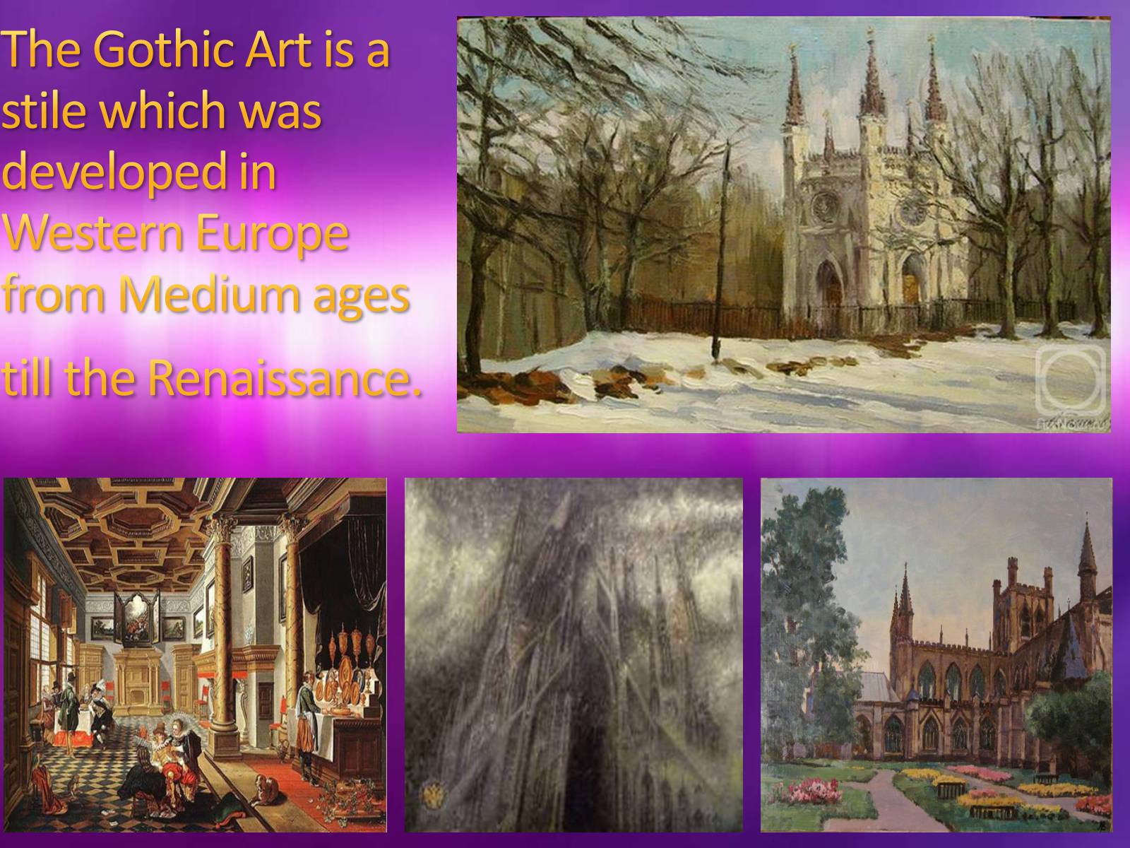 Презентація на тему «Gothic art» - Слайд #2