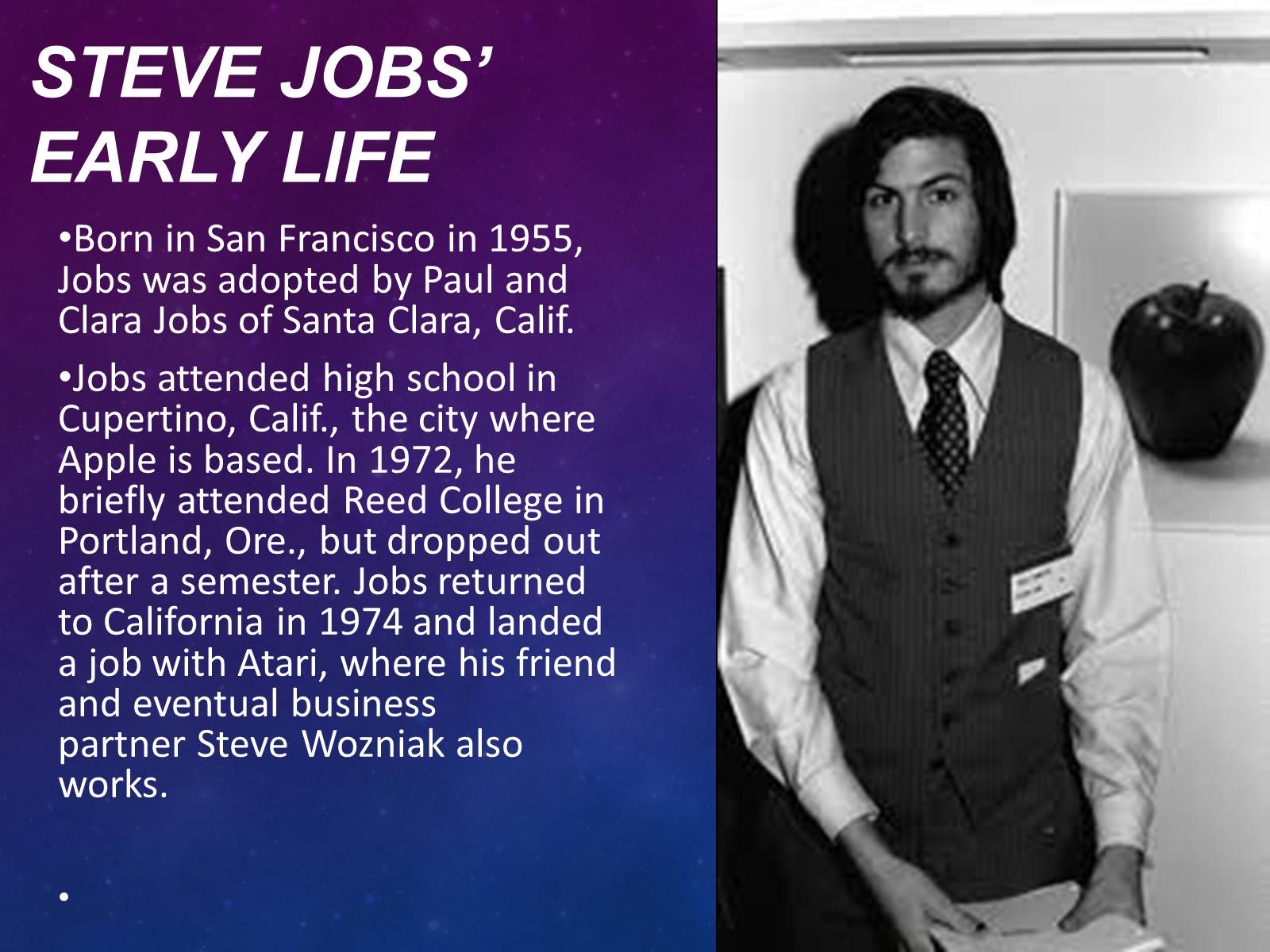 Презентація на тему «Steve Jobs» (варіант 2) - Слайд #2