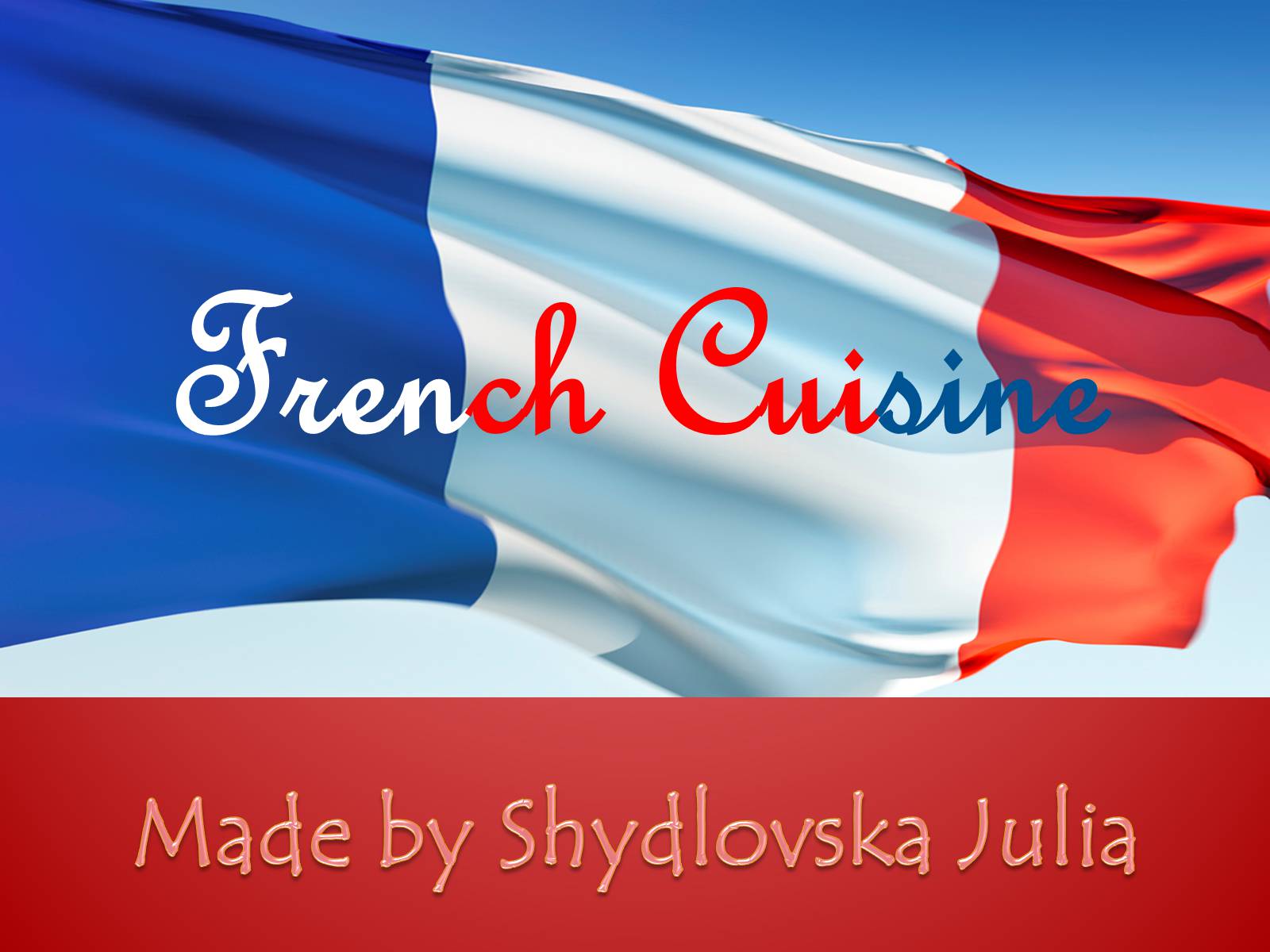 Презентація на тему «French food» (варіант 2) - Слайд #1