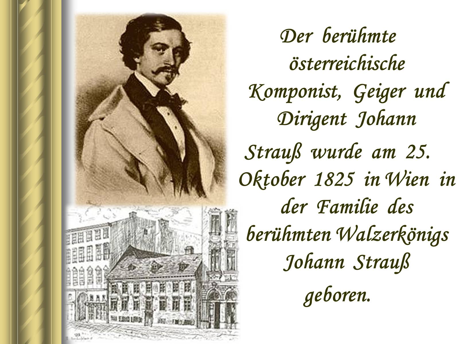 Презентація на тему «Johann Strau» - Слайд #2