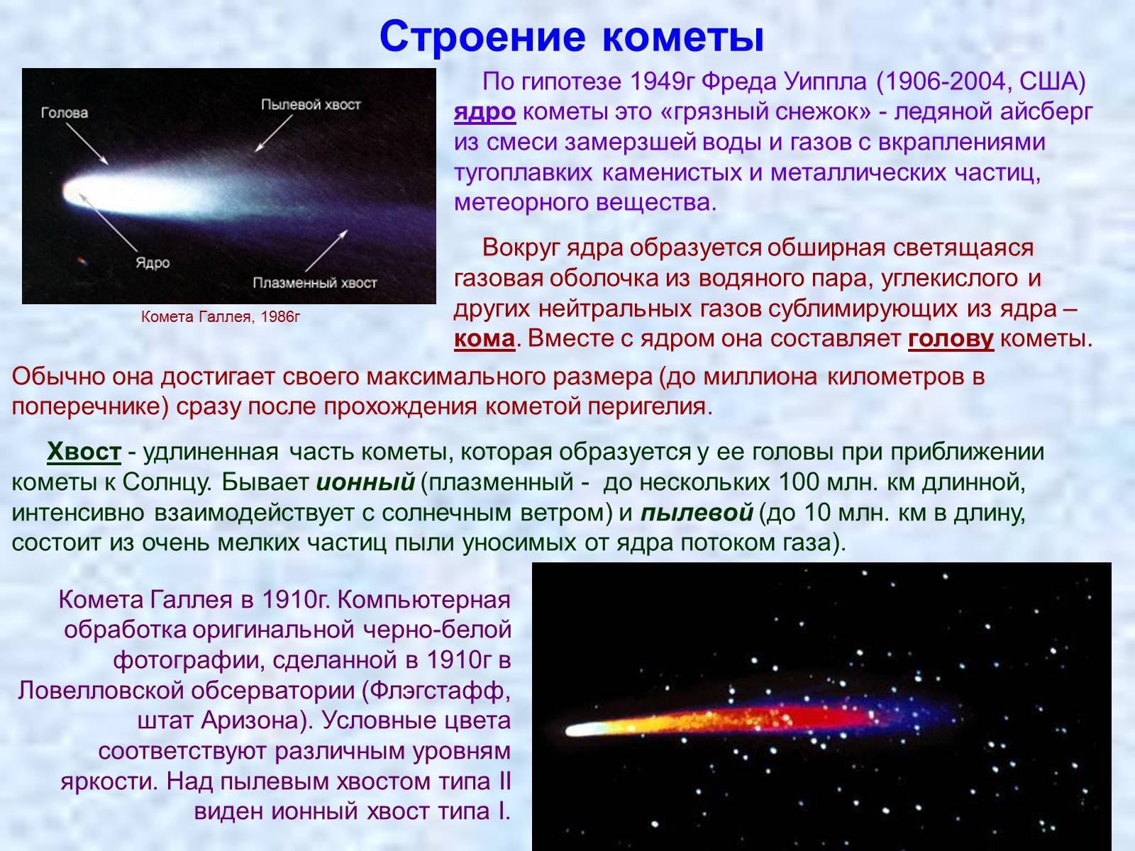 Презентація на тему «Комети» (варіант 9) - Слайд #4