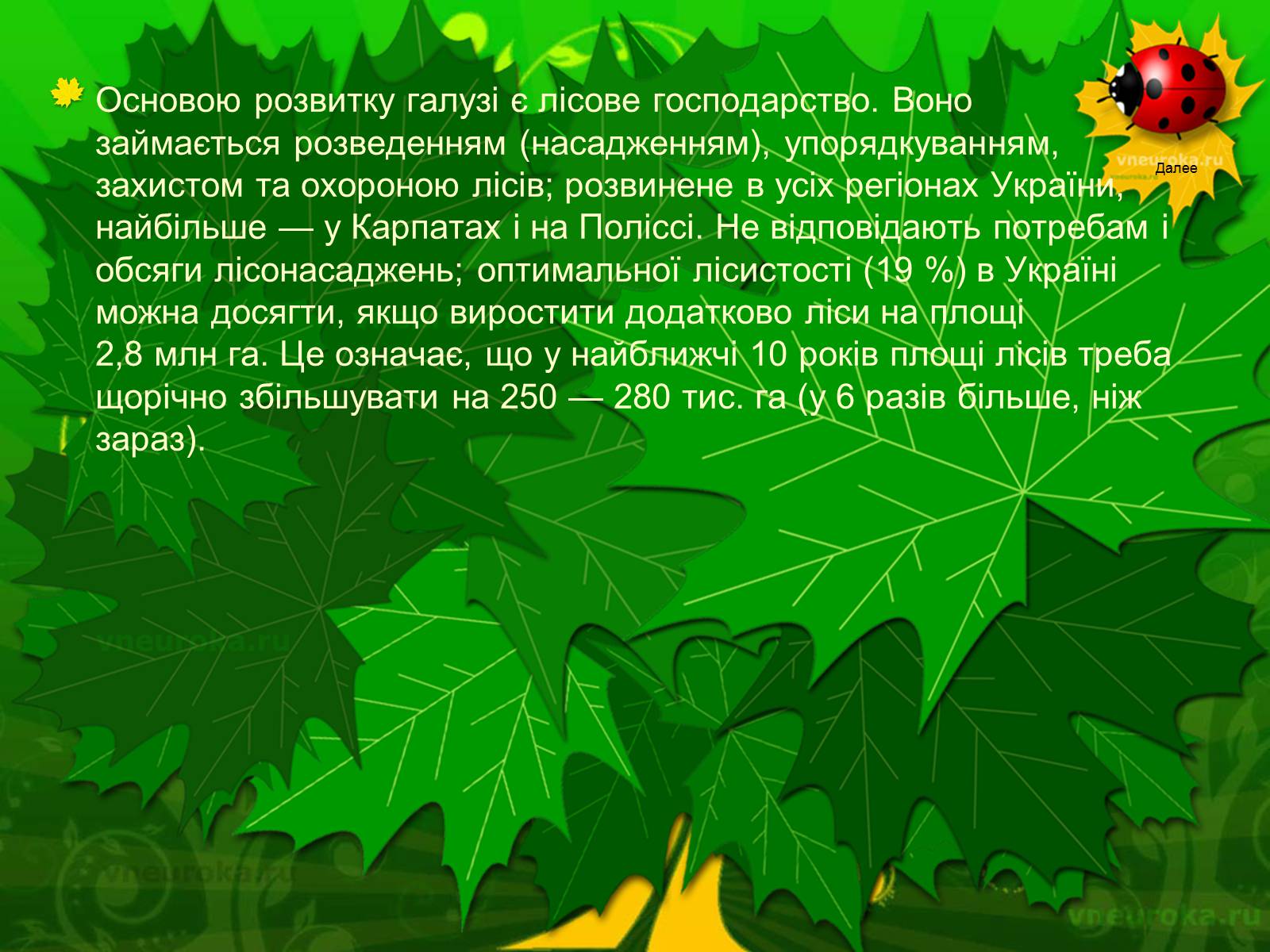 Презентація на тему «Екологічні проблеми лісів України» - Слайд #21