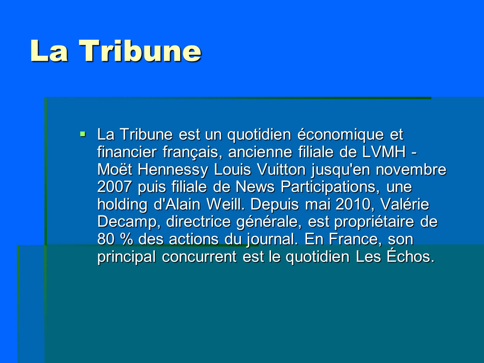 Презентація на тему «La presse francaise» - Слайд #7