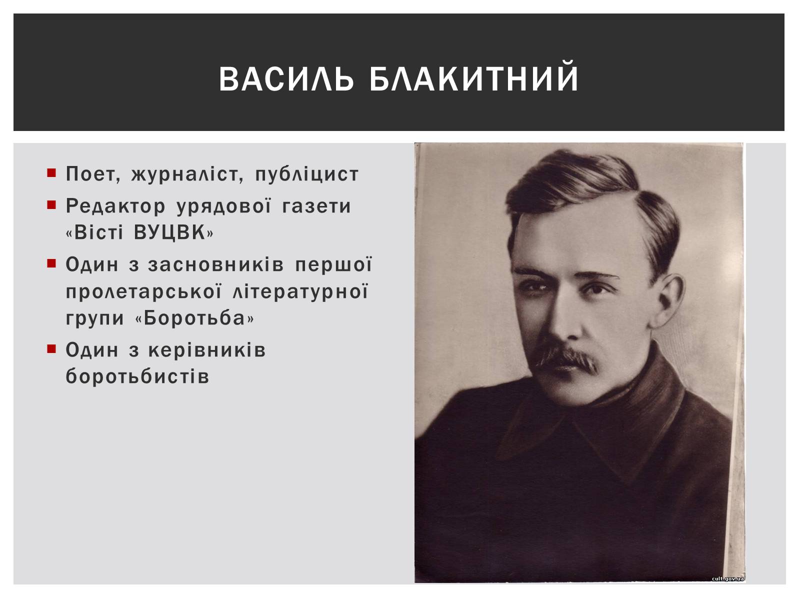 Презентація на тему «Українська література на початку ХХ століття» - Слайд #3