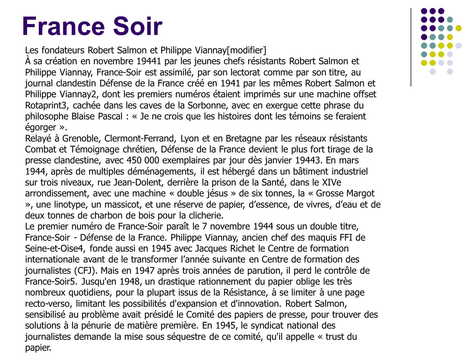 Презентація на тему «La presse francaise» - Слайд #13