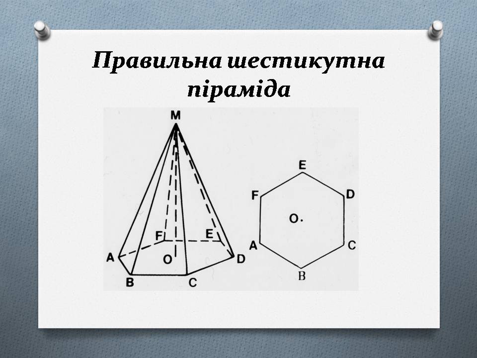 Презентація на тему «Правильна піраміда. Площа бічної поверхні піраміди» - Слайд #5