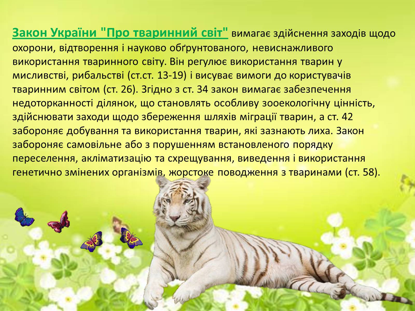 Презентація на тему «Природоохоронне законодавство України» (варіант 2) - Слайд #9