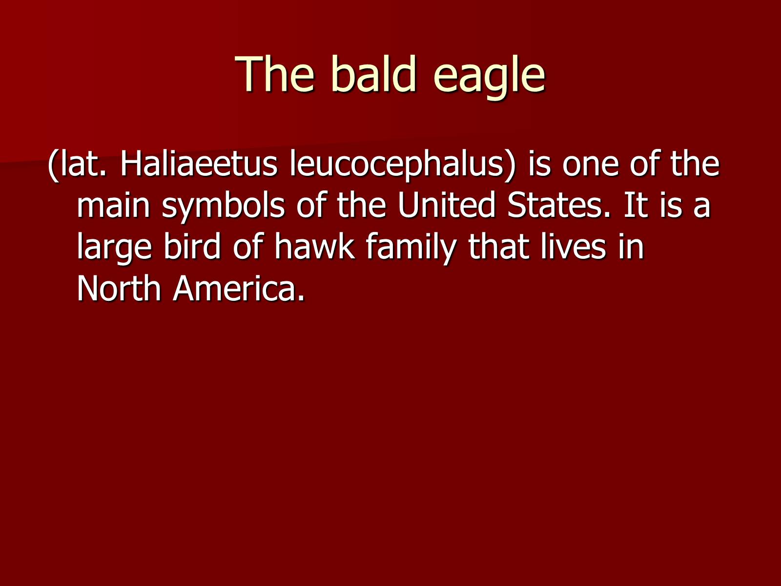 Презентація на тему «Symbols of USA» - Слайд #4