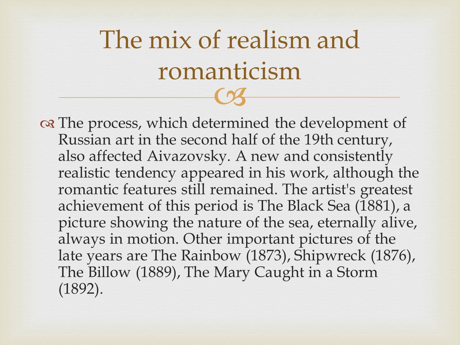 Презентація на тему «Ivan Konstantinovich Aivazovsky» (варіант 1) - Слайд #11